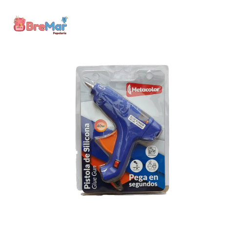 PISTOLA SILICONA META COLOR PEQUEÑA