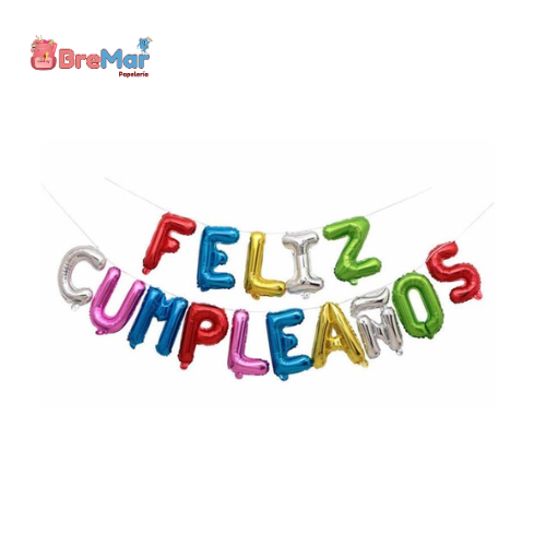 FELIZ CUMPLEAÑOS SURT FOIL BALLON