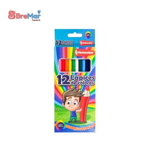 LAPICES DE COLORES META COLOR CAJA 12