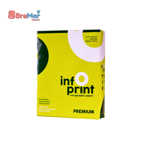 RESMA DE PAPEL INFOPRINT 8.5 X 11
