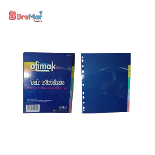 SEPARADOR PARA CARPETA 1.5 X OFIMAK