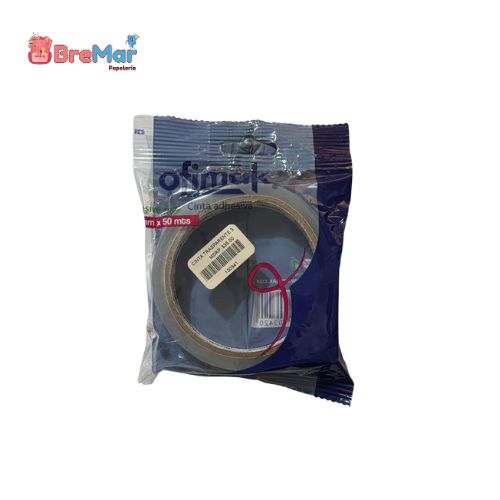 CINTA TRANSPARENTE OFIMAK 3X4 50 MT OFIMAK