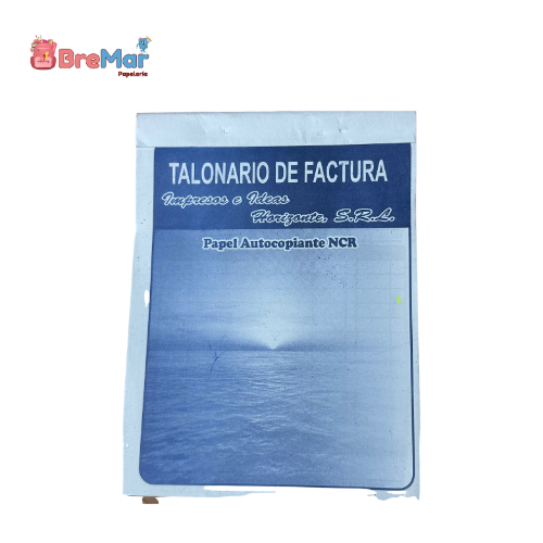 TALONARIO FACTURA PEQUEÑO CON COPIA
