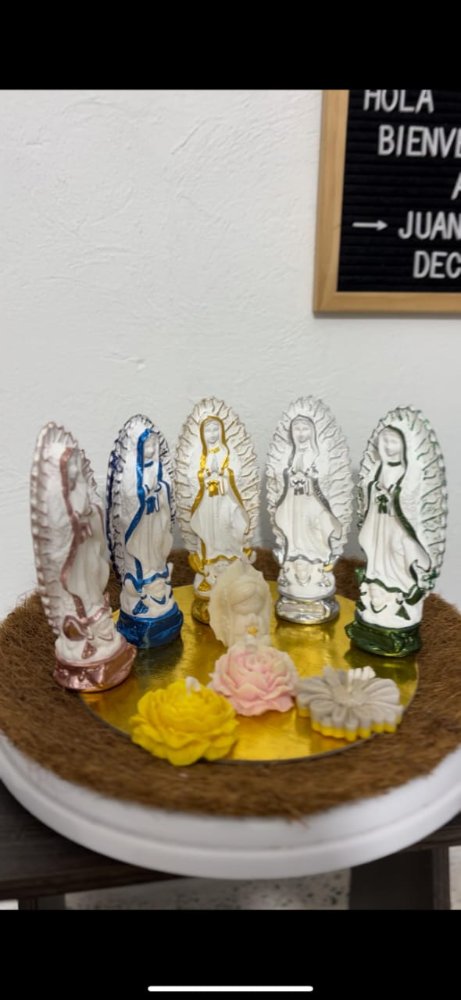 Virgen Guadalupe Edición Record (Colores)(15cm)