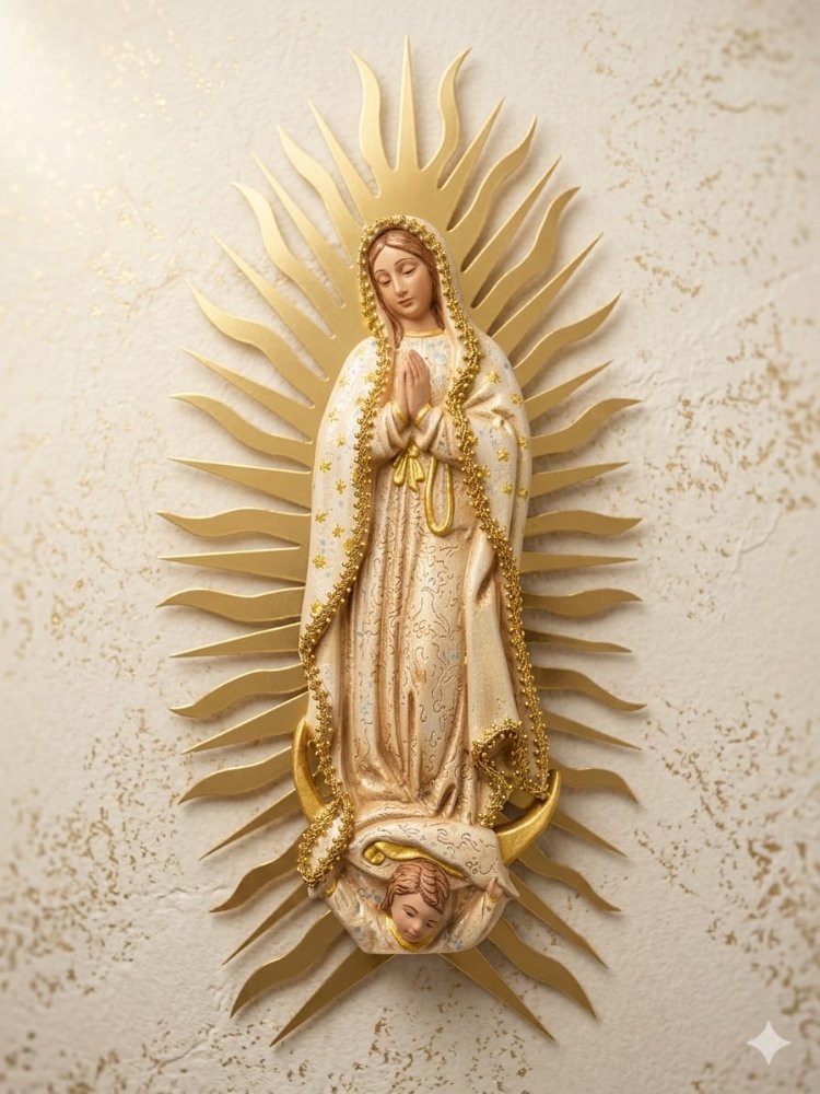 Virgen de Guadalupe Rayos Aplique