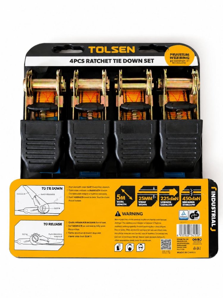 RATCHET 4PCS TOLSEN