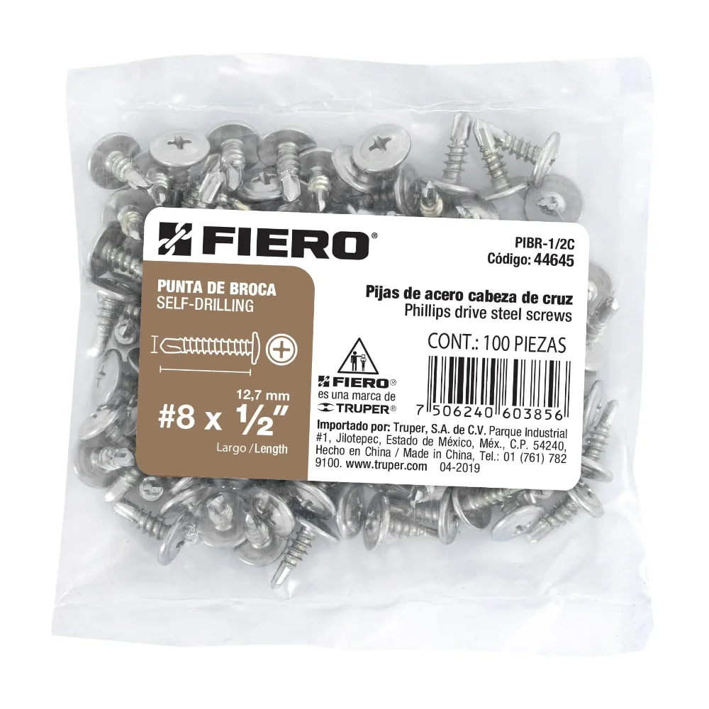 TORNILLOS K LAT 8x1/2 punta broca