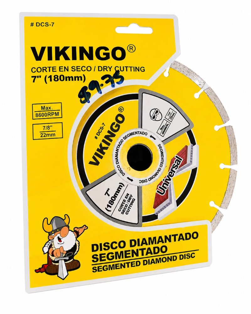 DISCO DIAMANTADO SEG 7PLG 8/DCS-7**NETO**