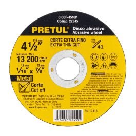 DISCO PRETUL 4 1/2