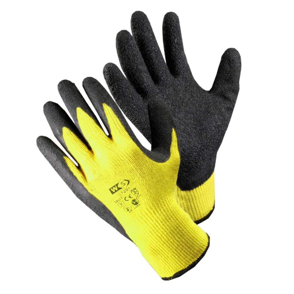 GUANTES DE POLIESTER PALMA CON LATEX