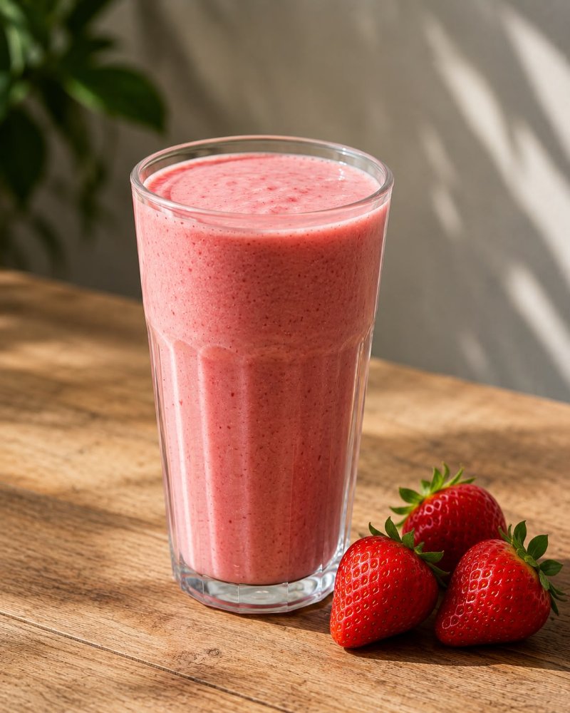 Licuado de fresa