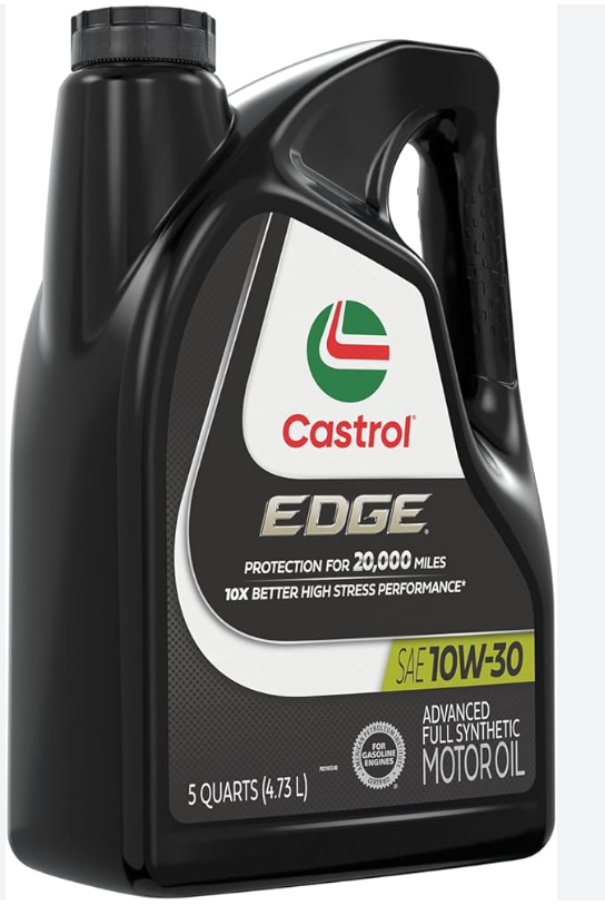 ACEITE; CASTROL; SINTETICO; 10W30; EDGE; GARRAFA:GASOLINA