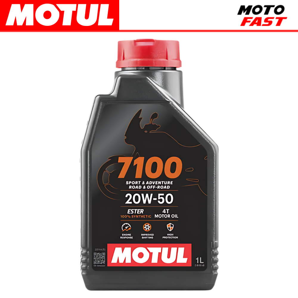 ACEITE MOTUL SINTETICO 4 TIEMPOS 20W50; Tipo 7100 LITRO