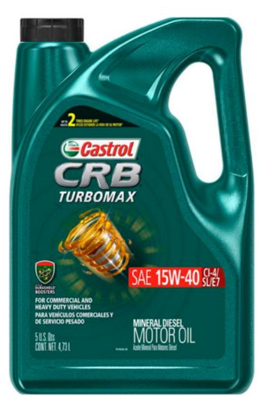ACEITE; CASTROL; 15W40; CRB TURBOMAX; GARRAFA:DIESEL