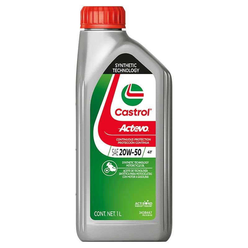 ACEITE CASTROL Parte 4 TIEMPOS 20W50;  ACTEVO; MINERAL