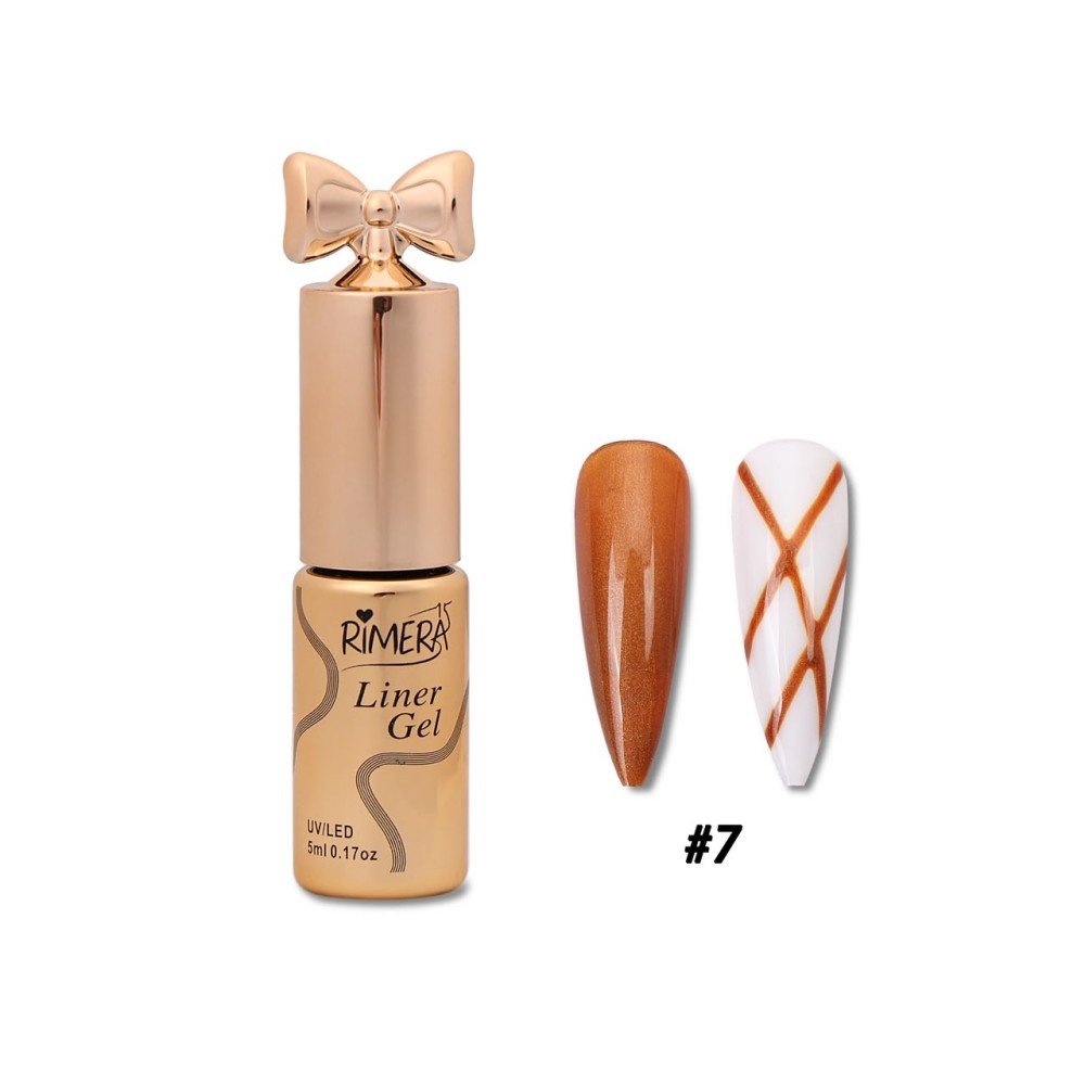 Esmalte liner cobre Rimera Quince 5ml (007)