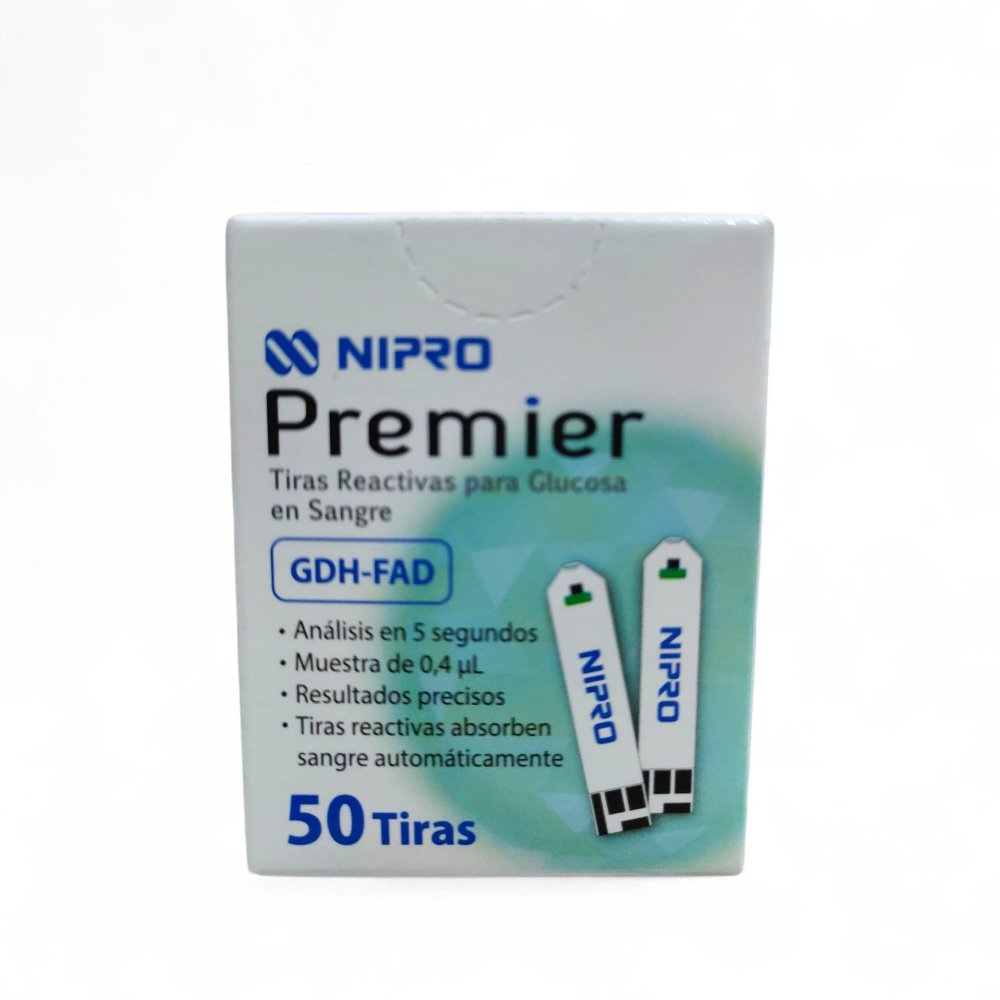 TIRAS NIPRO PREMIER CAJA X 50 TEST