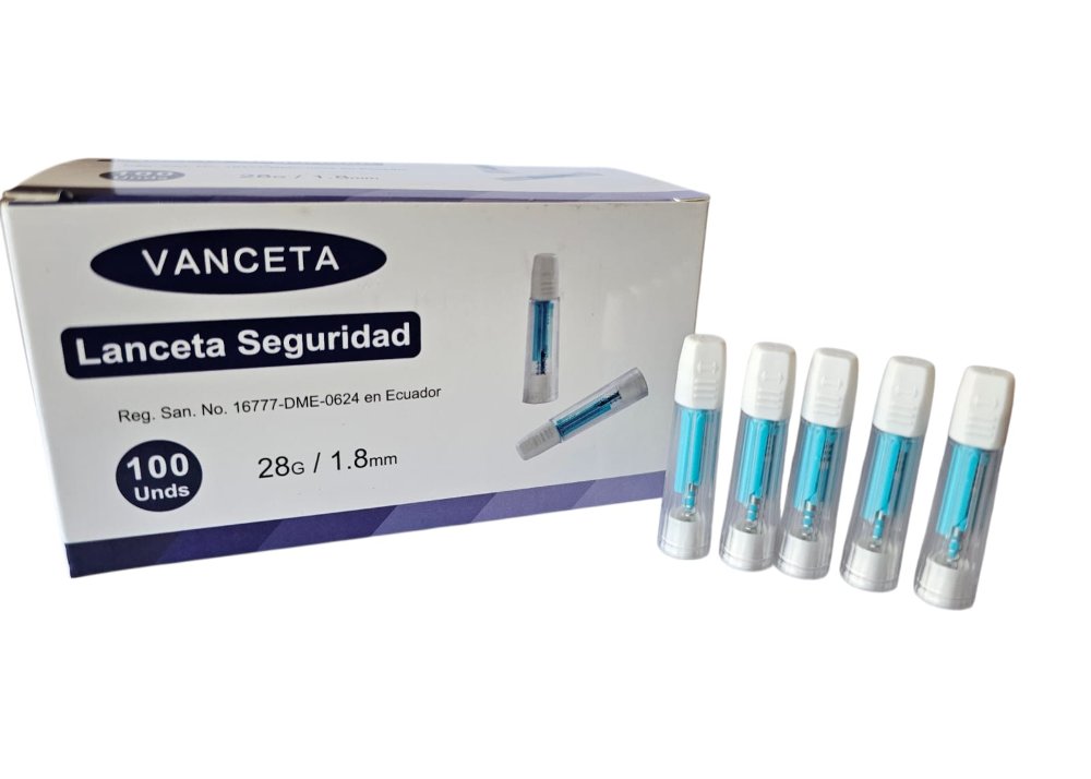 LANCETA DE SEGURIDAD VANCETA X 100