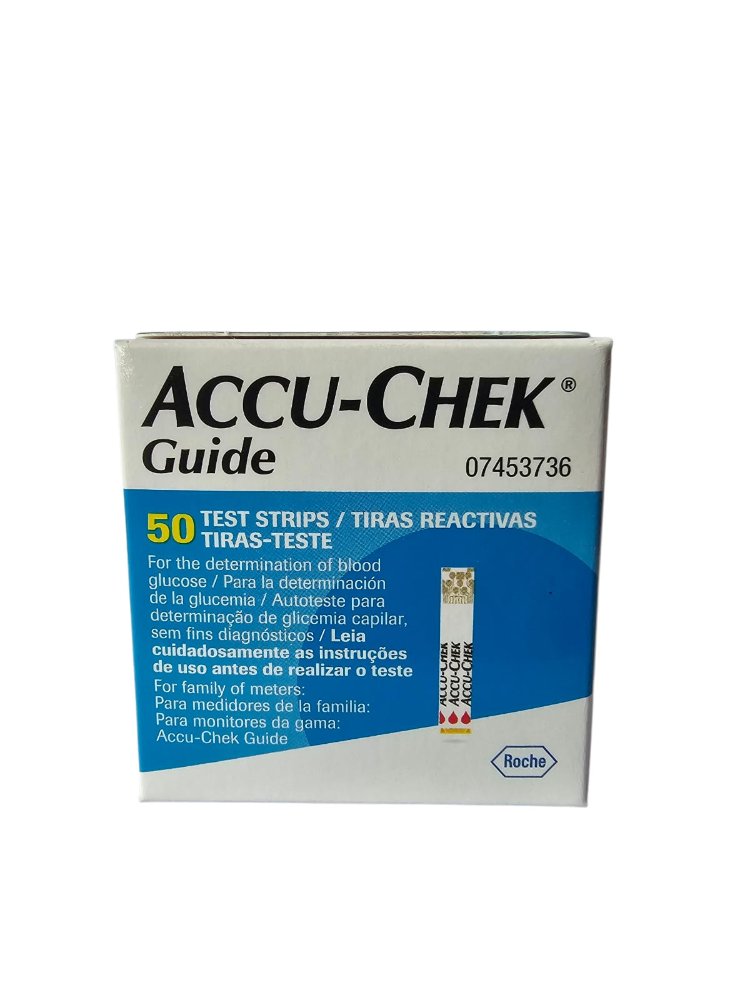TIRAS ACCU CHEK GUIDE CAJA X 50 TEST
