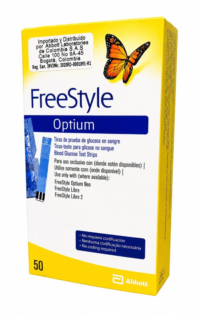 TIRAS  FREESTYLE OPTIUM CAJA X 50 TEST