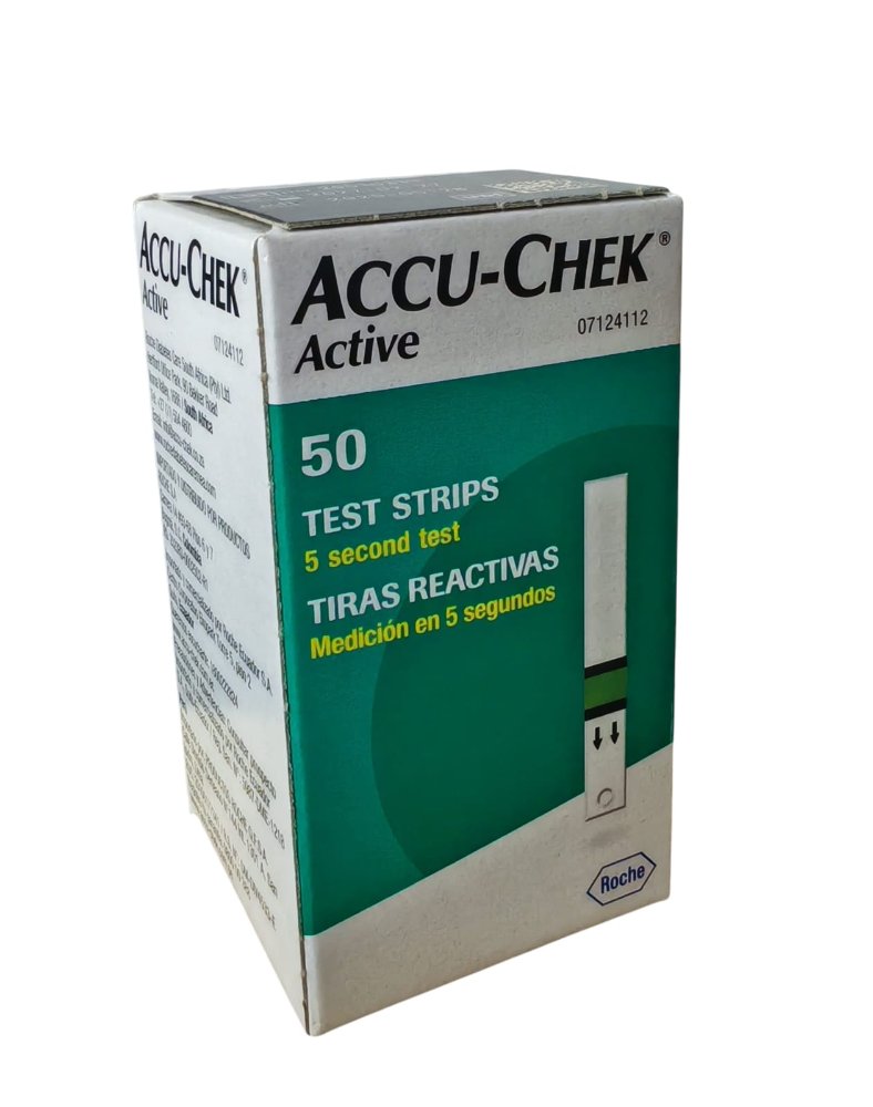 TIRAS ACCU-CHECK ACTIVE  CAJA X 50