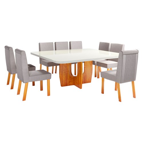 MESA BOM PASTOR 8 CADEIRAS
