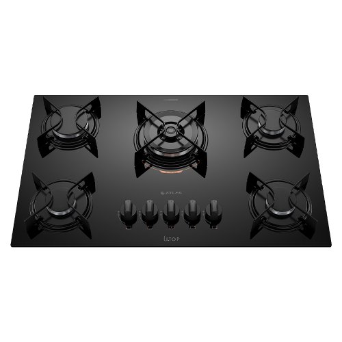 FOGAO 5B ATLAS UTOP COOKTOP TC GLASS MESA VIDRO