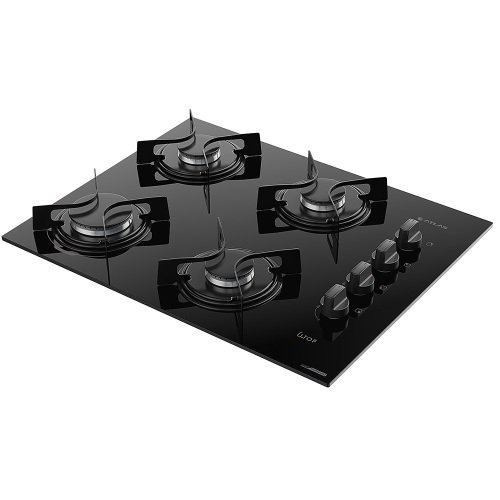 FOGAO 4B ATLAS UTOP COOKTOP GLASS MESA VIDRO