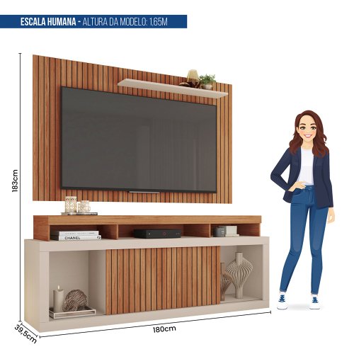 BANCADA C/PAINEL CAEMMUN NEW OSCAR 2,00X1,80