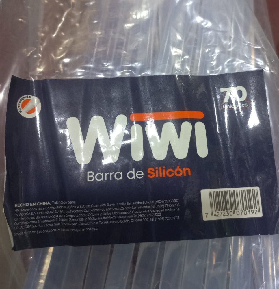 Silicón barra delgada wiwi