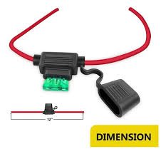PORTAFUSIBLE ELECTRONICO CON TAPA CABLE 14