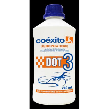 Líquido para frenos Coéxito 3dont premium 240CC