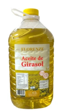 ACEITE GIRASOL FLORENZE 4.5L
