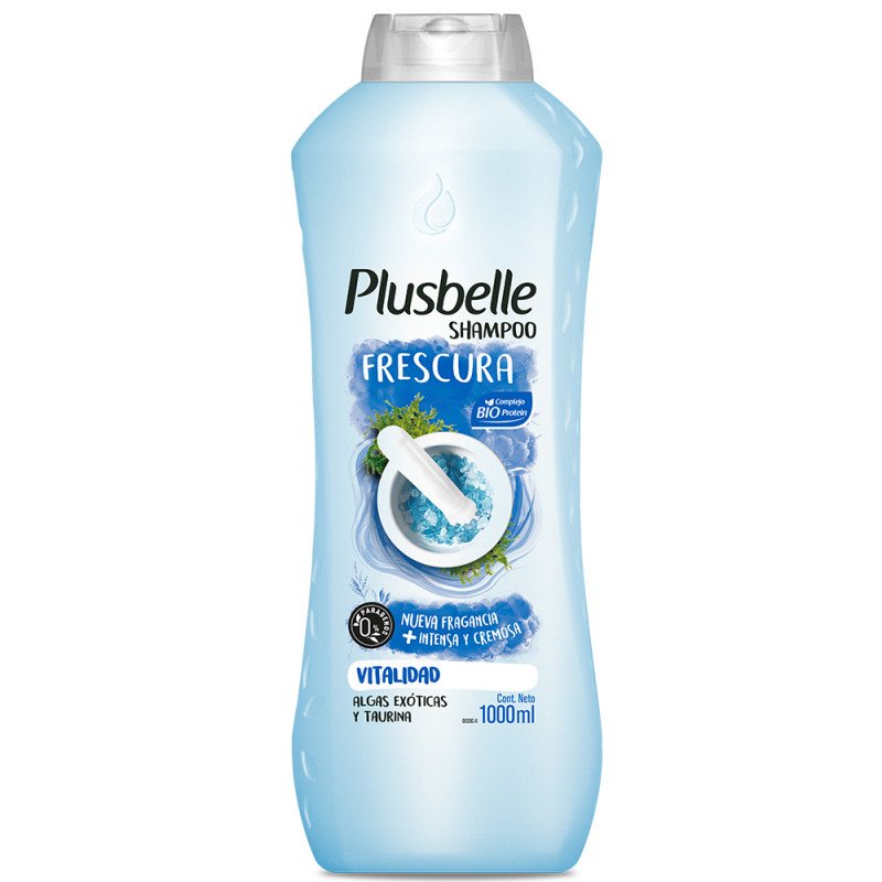 ACONDICIONADOR PLUSBELLE FRESCURA ALGAS 1L