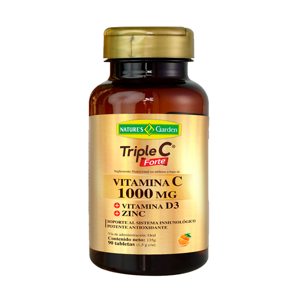NATURES GARDEN - VITAMINA C - 100 CAPSULAS