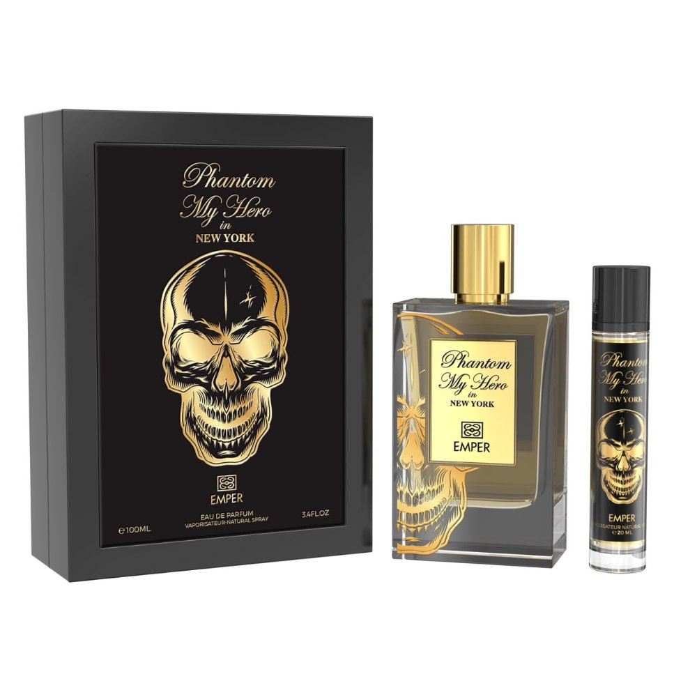 EMPER PHANTOM MY HERO IN NEW YORK MEN 3.4 OZ EDP SP + 0.68 OZ EDP
