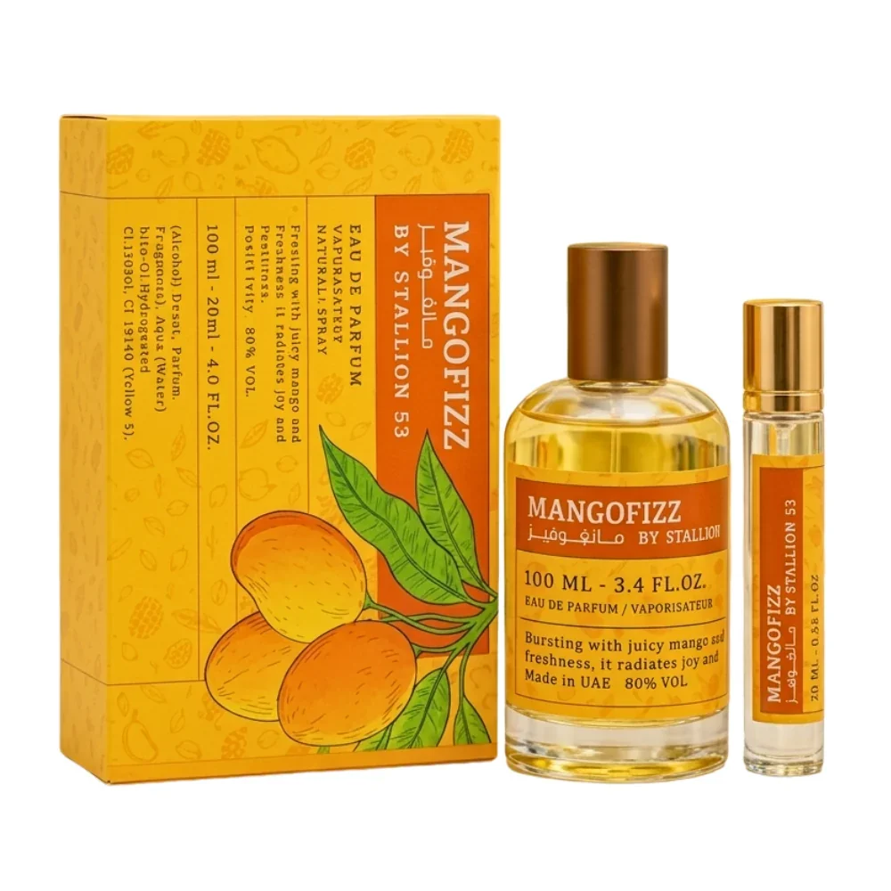 SET EMPER MANGOFIZZ BY STALLION 53 UNISEX 3.4 OZ EDP SP / 0.68 OZ EDP SP