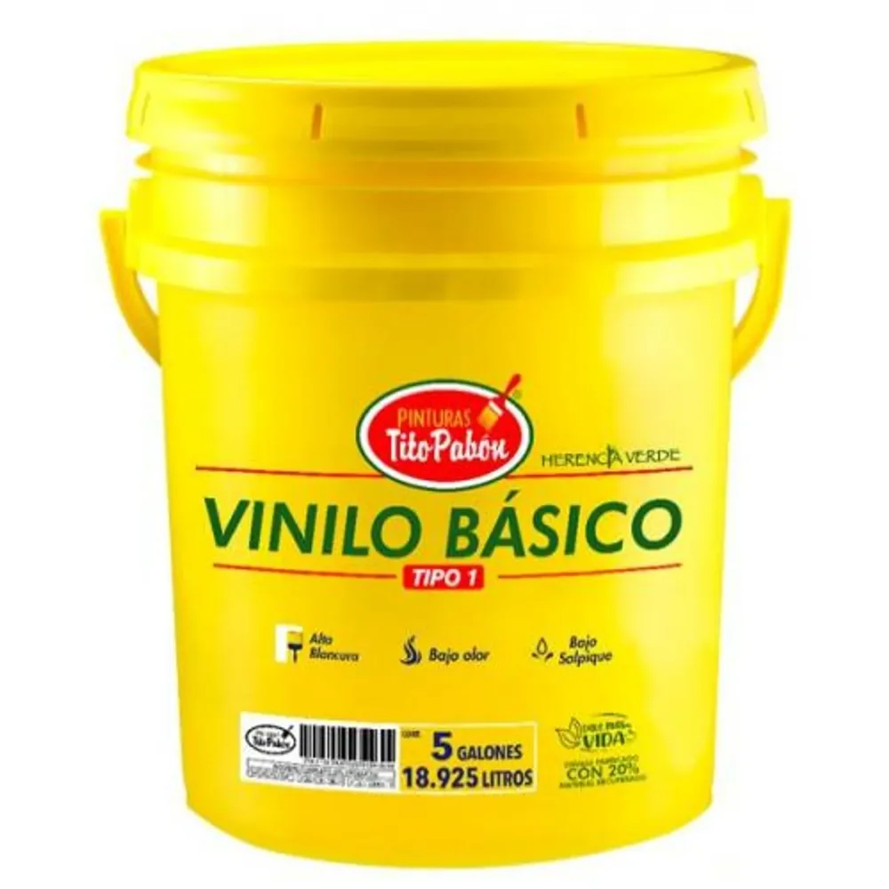 Caneca Pintura Tipo 1 -  5Gl Tipo Pabón