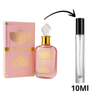 Decant Sabah Al Ward Sugar Al Wataniah Eau de Parfum Feminino 10Ml