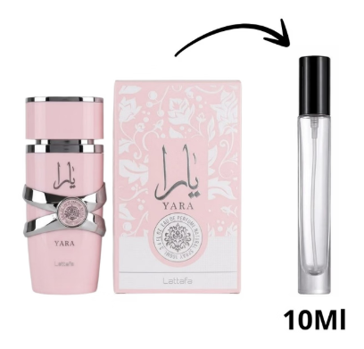 Decant Yara Lattafa Eau de Parfum Feminino 10Ml