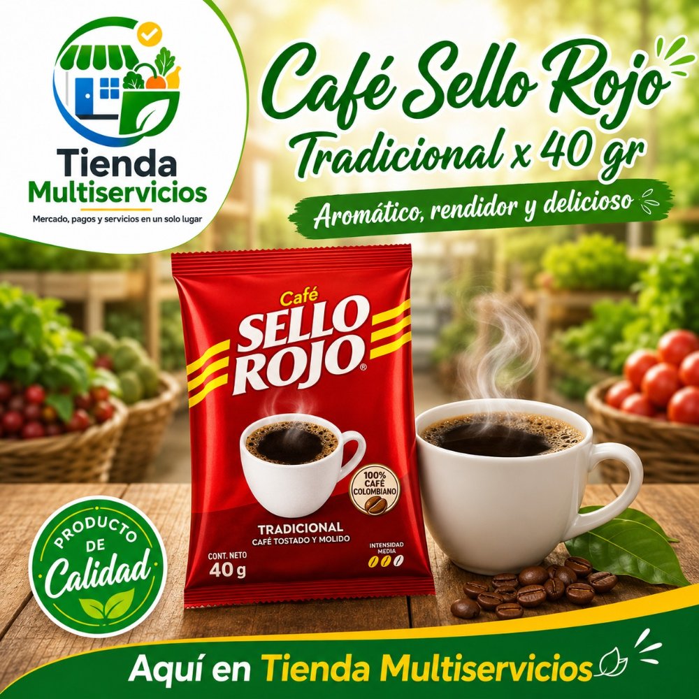 CAFE SELLO ROJO TRADICIONAL x40g