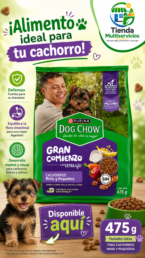 DOH CHOW CACHORRROS (Minis y Pequeños)