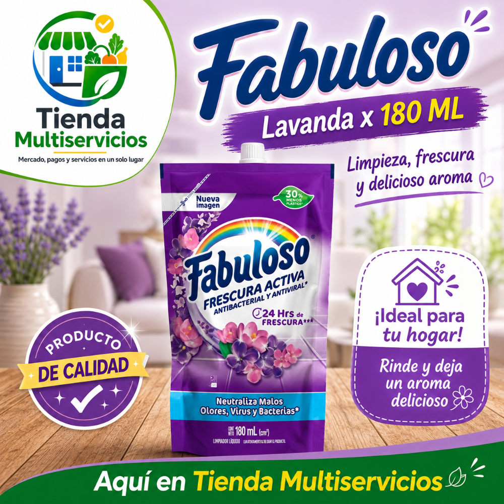 FABULOSO LAVANDA X 180 ML
