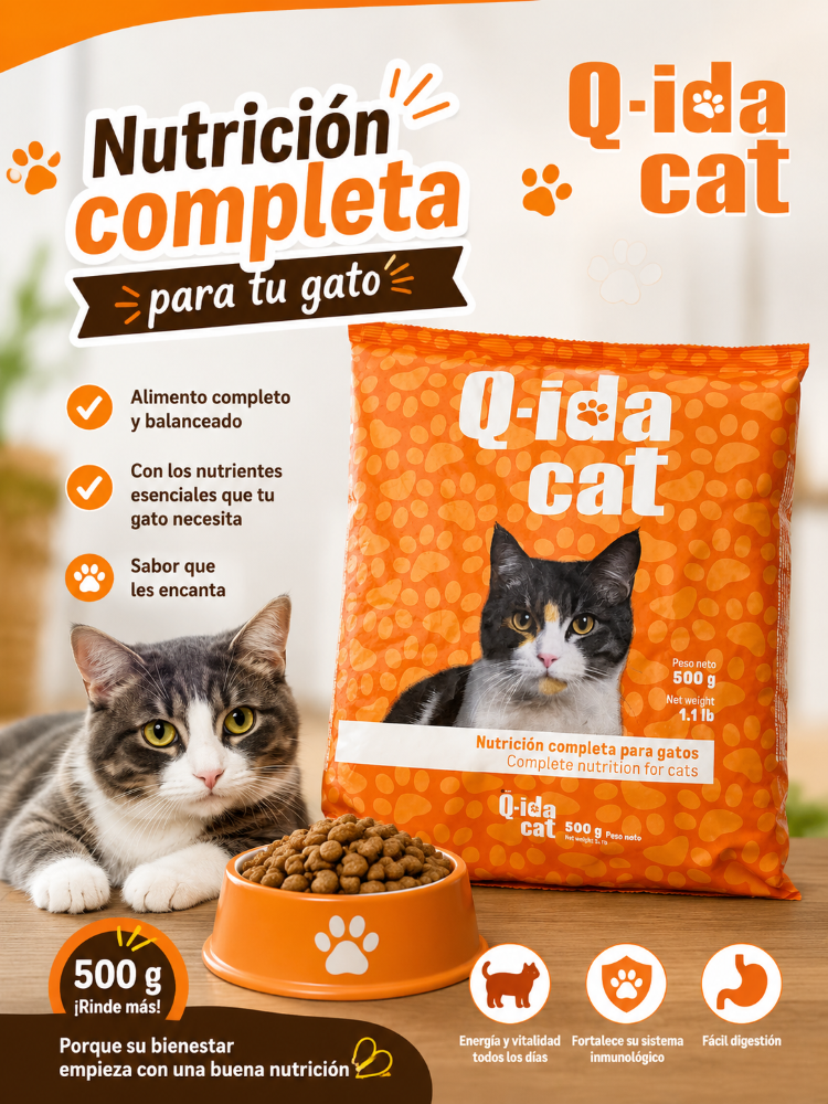 Q IDA CAT x 500 GR