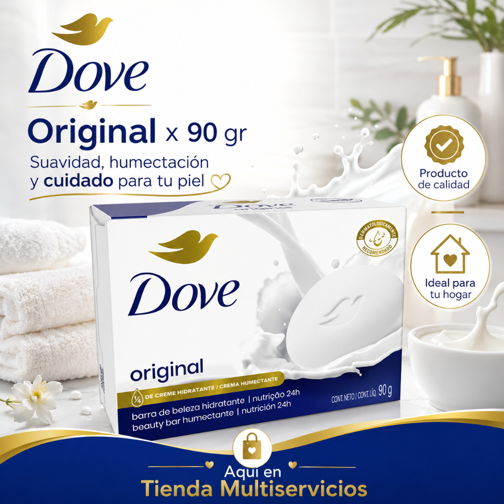 JABON DOVE ORIGINAL x 90 G