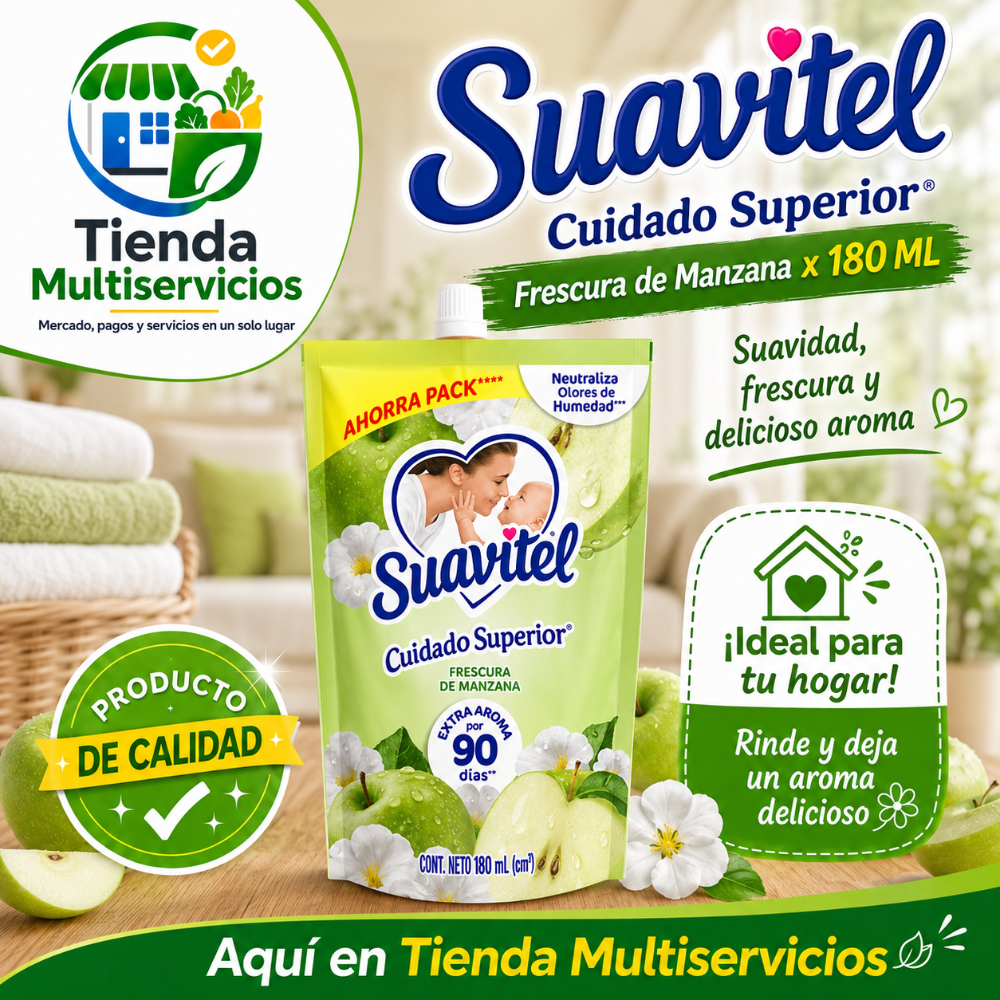 SUAVITEL MANZANA x 180 ML