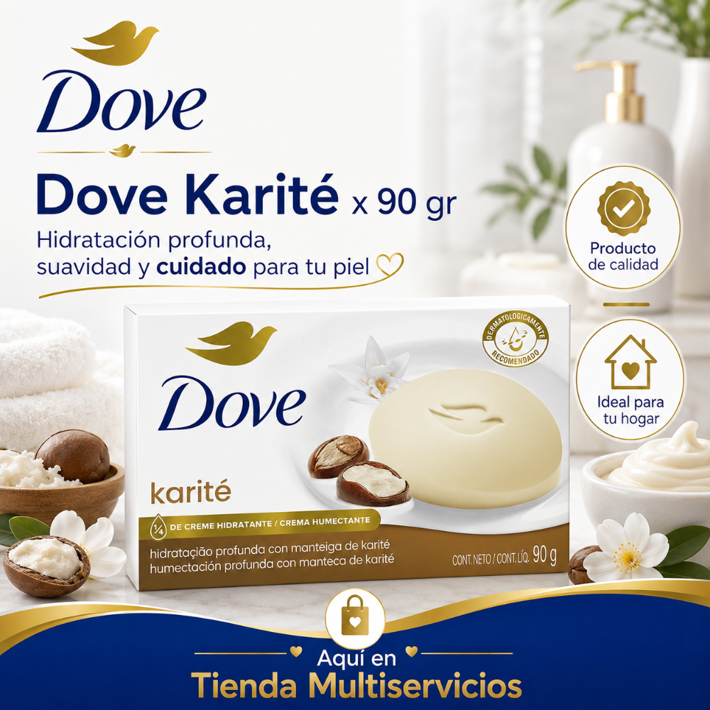 JABON DOVE KARITE x 90 G