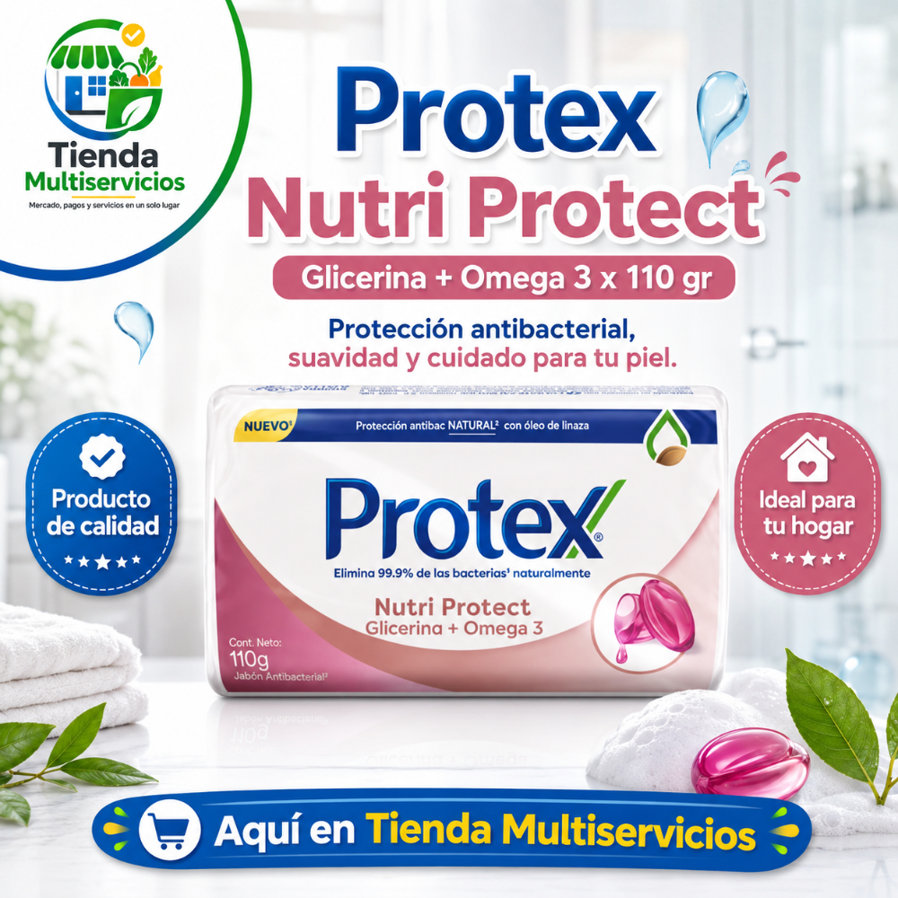 PROTEX GLICERINA + OMEGA 3 x 110 GR