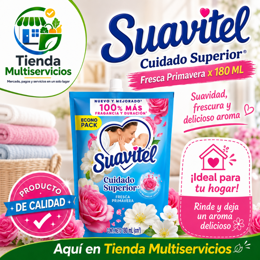 SUAVITEL FRESCA PRIMAVERA x 180 ML