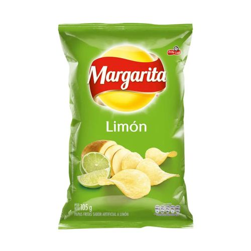 PAPAS MARGARITA LIMON X 36 GR